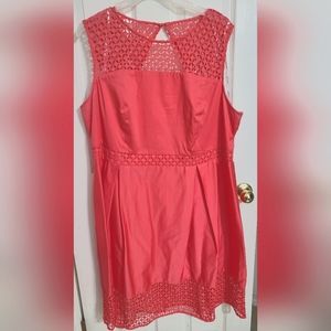 Calvin Klein peach dress 22w